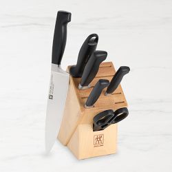 Zwilling Four Star Eco Knife Block, Natural Birch, Set of 7