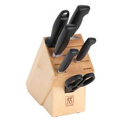 Zwilling Four Star Eco Knife Block, Natural Birch, Set of 7