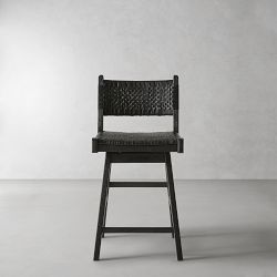 OPEN BOX: Sullivan Swivel Counter Stool, Ebony