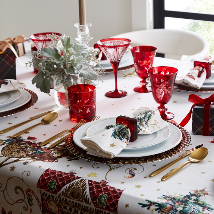 Twas the Night Tablecloth | Williams Sonoma