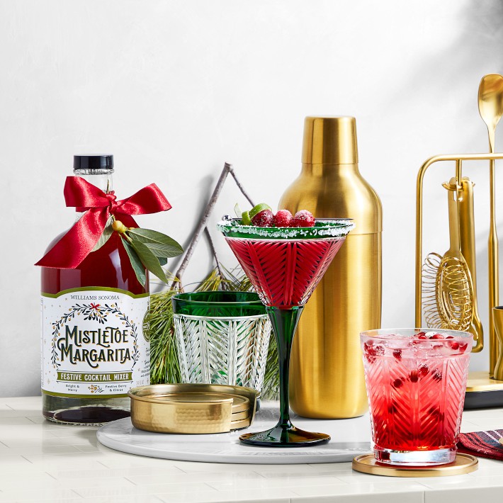 Mistletoe Margarita Cocktail Mix, Cranberry Lime | Williams Sonoma