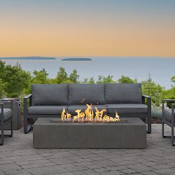Havana Low Rectangle Fire Pit Table (60&quot;)