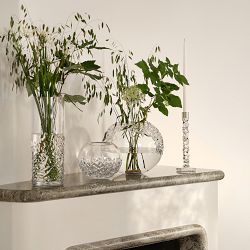 Orrefors Carat Candlestick, Set of 2