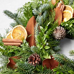 Orange Spice Live Wreath &amp; Garland