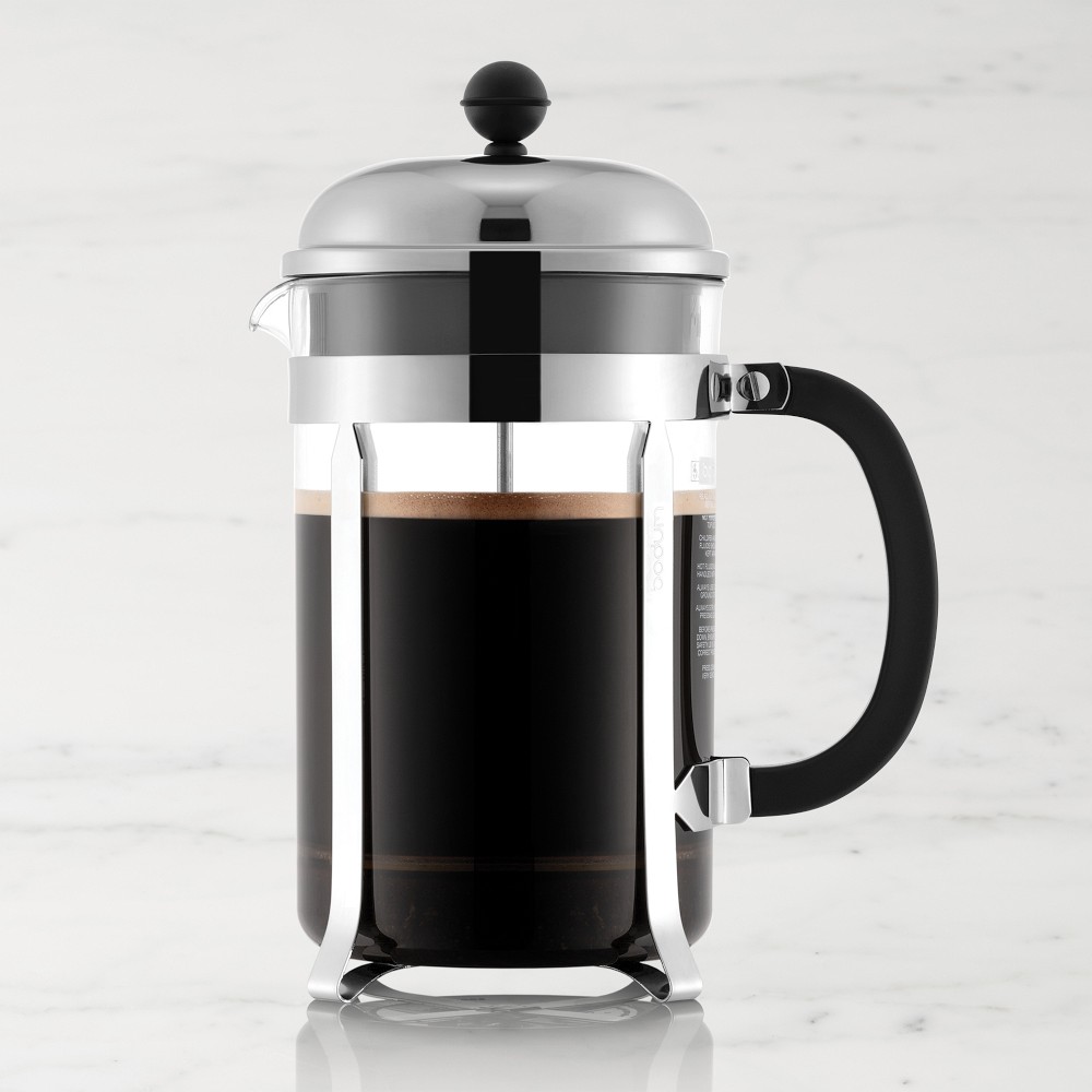 Bodum Chambord French Press - Stainless-Steel, 12-cup