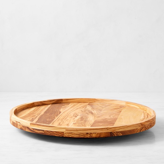 Williams Sonoma Olivewood Lazy Susan, 18"