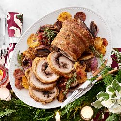 Pillivuyt Beaded Coupe Porcelain Oval Platter