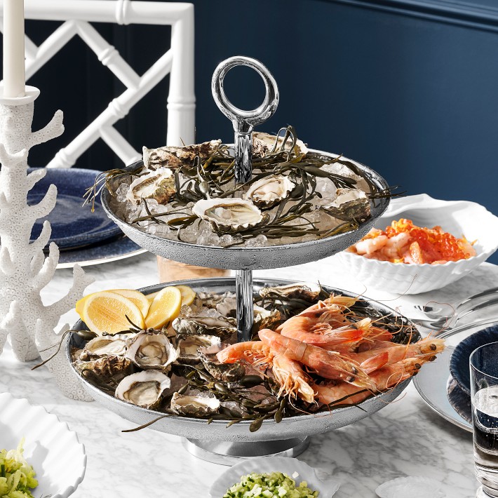 Stainless Steel Seafood Tower | Williams Sonoma