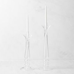 Glass Taper Candleholder