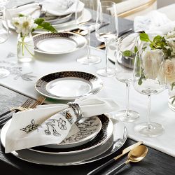 Bee Embroidered Table Runner