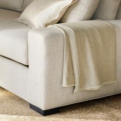 Reversible Double Face Solid Cashmere Throw