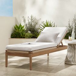Pasadena Outdoor Teak Chaise