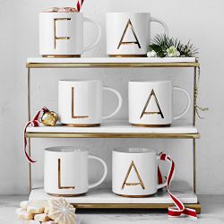 Williams Sonoma Monogram Mug - Thumbnail 2