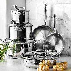All-Clad D5&#174; Stainless-Steel 10-Piece Cookware Set