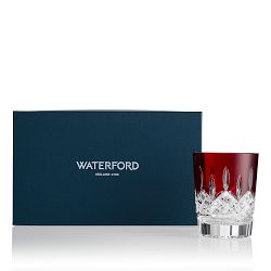 Waterford Lismore Red Double Old-Fashioned Glasses , Set of 2