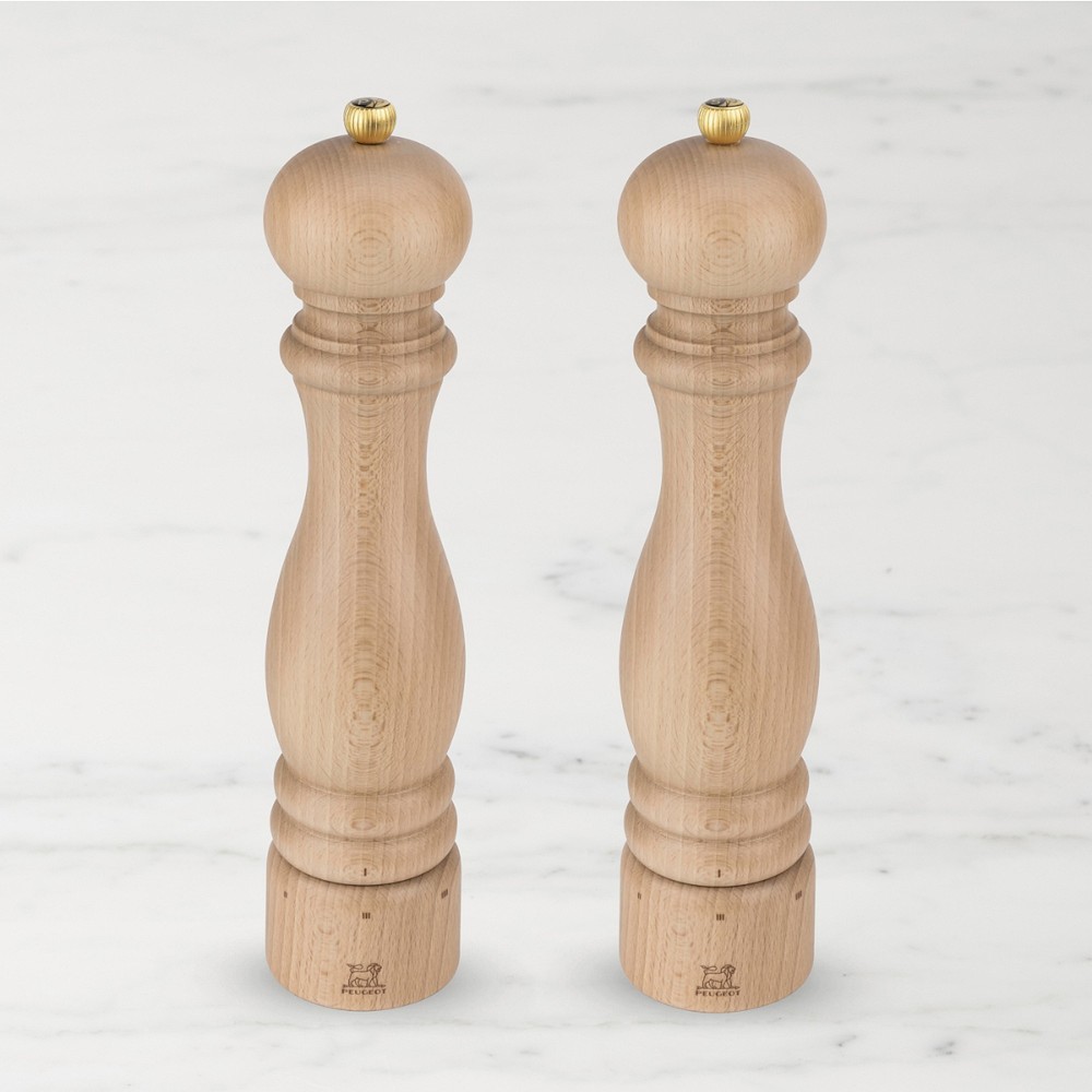 Peugeot Paris U Select Natural Salt & Pepper Mills Set, 12"