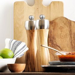 Peugeot Fidji Olivewood Salt &amp; Pepper Mills, 8&quot;