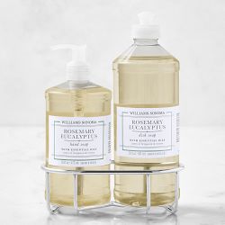 Williams Sonoma Rosemary Eucalyptus PCR 3-Piece Hand Soap Kitchen Set, Classic