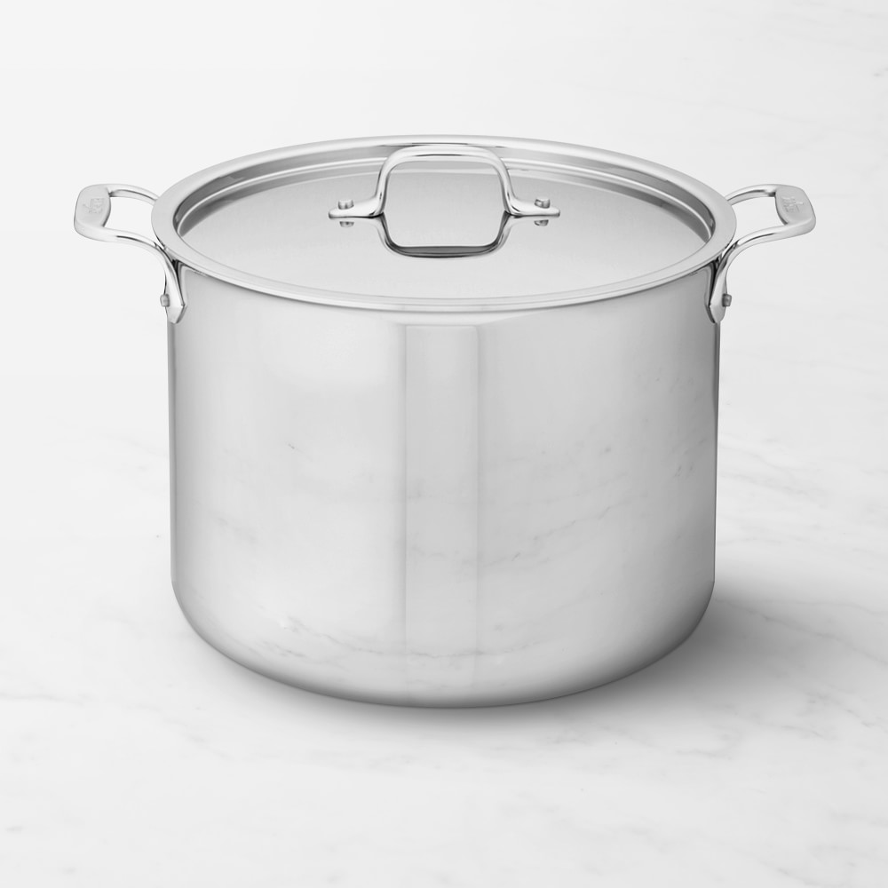 All-Clad D3® Tri-Ply Stainless-Steel Stock Pot - 12-Qt.