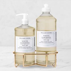 Williams Sonoma White Gardenia Hand Soap & Dish Soap 3-Piece Kitchen Set