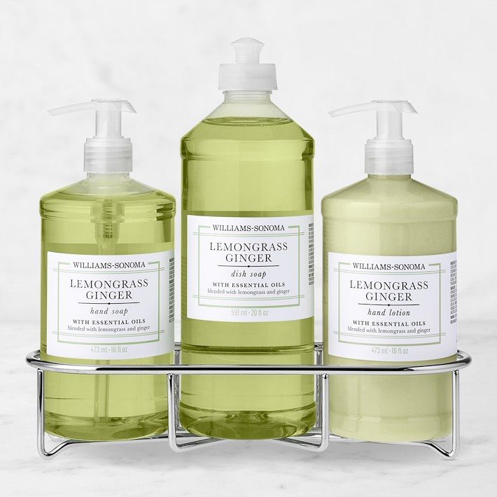 Williams Sonoma Lemongrass Ginger Hand Soap & Lotion - Classic 4