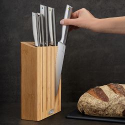 Joseph Joseph Elevate Steel Knives Bamboo Knife Block, Set of 5