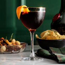 Gold Rim Nick &amp; Nora Glasses, Set of 4