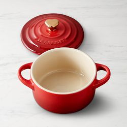 Le Creuset Mini Cocotte with Heart Knob, 8-oz