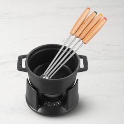 Staub Mini Chocolate Fondue Set, 1/4-Qt.