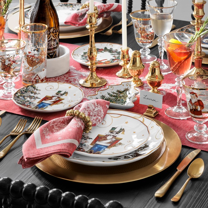 【新品】　WILLIAMS-SONOMA クリスマスプレート Twas the Night Before Christmas Dinnerware Collection | Williams