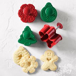 Williams Sonoma Holiday Thumbprint Cutters, Set of 4