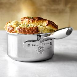 Williams Sonoma Signature Thermo-Clad&#8482; Stainless-Steel Sauce Pan Set of 2