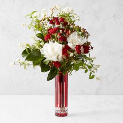 Wilshire Jewel Cut Glass Vase