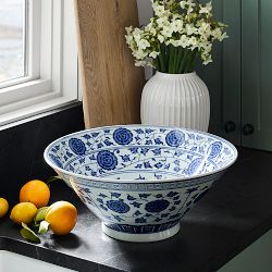 Ginger Jar Bowl, Blue and White