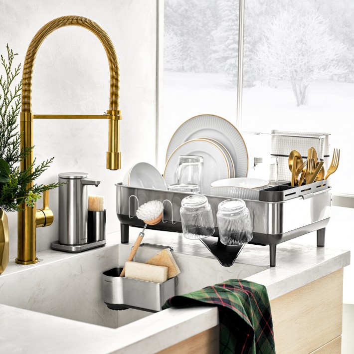 simplehuman™ Kitchen Dish Rack Williams Sonoma