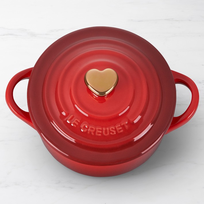 Le Creuset Mini Cocotte with Heart Knob, 8-oz | Williams Sonoma