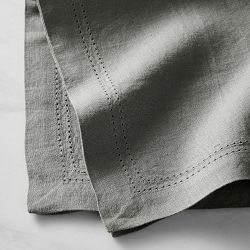 Linen Double Hemstitch Napkins - Thumbnail 3