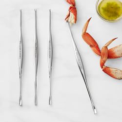 Williams Sonoma Stainless-Steel Seafood Picks Set of 4