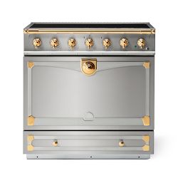 La Cornue CornuFé 90 Induction Range with Polished Brass