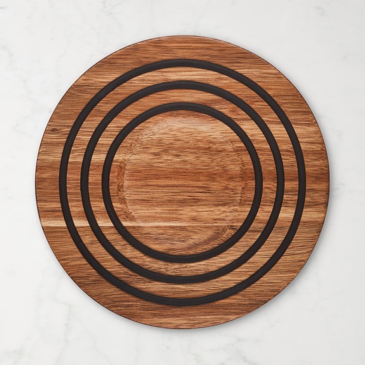 Le Creuset Magnetic Wooden Trivet, 8