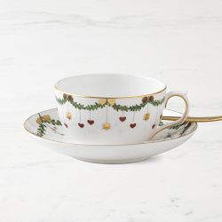 Royal Copenhagen Star Fluted Teacup & Saucer