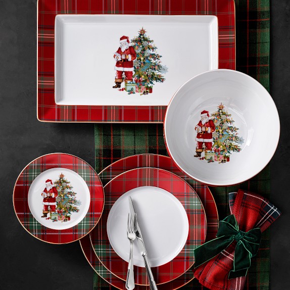 Red Tartan Dinnerware Collection
