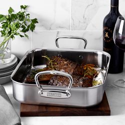 Hestan Provisions Brushed Stainless-Steel Classic Roaster with Rack