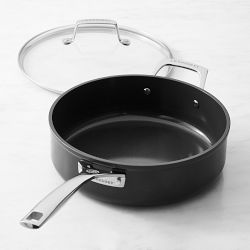 Le Creuset Essential Ceramic Nonstick Saute Pan with Glass Lid, 4 1/4-Qt.