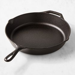 Monogrammed Lodge Seasoned Cast Iron Skillet, 12"