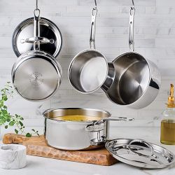 Hestan ProBond Luxe Professional Clad Stainless-Steel 5-Piece Cookware Set