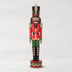 Outdoor Red &amp; Green Nutcracker, 37"