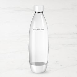 SodaStream 1L Slim Dishwasher Safe Bottles Twin Pack, White