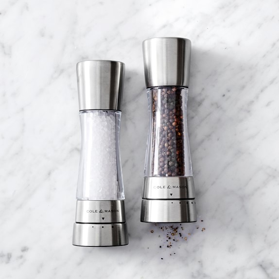 Cole & Mason Derwent Salt & Pepper Mills Set, 7"