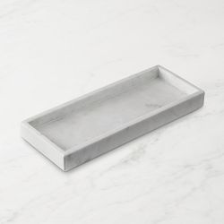 Williams Sonoma Marble Salt Cellar with Spoon